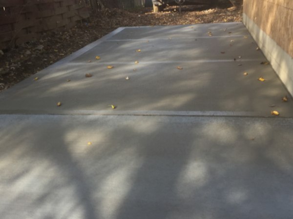 ODC Construction installs concrete ODC Construction installs concrete apron off garage and side area