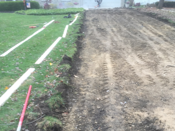 concrete driveway project in Columbus, Ohio ODC Construction concrete driveway installation in Columbus, Ohio