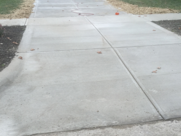 concrete driveway project in Columbus, Ohio Concrete driveway installed by ODC Construction in Columbus