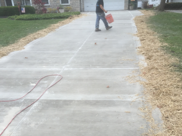 concrete driveway project in Columbus, Ohio ODC Construction completes concrete driveway project in Columbus, Ohio